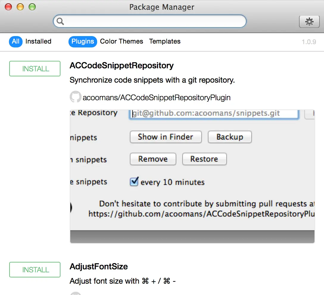 Xcode: Alcatraz